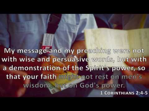1 Corinthians 2:4-5, Holy Bible, NIV