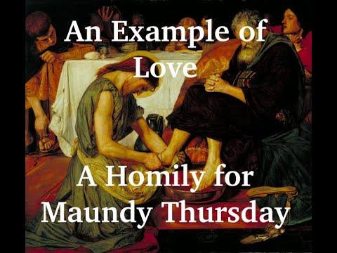 An Example of Love: A Sermon on John 13:1-20 for Maundy Thursday