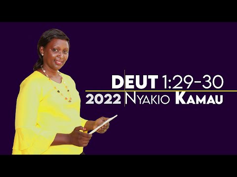 Do not be Afraid Deuteronomy 1:29 - 30