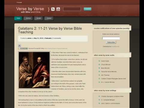 Galatians 2: 11-21 Verse By Verse Part 2