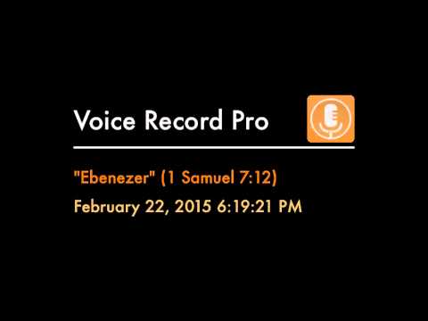 "Ebenezer" (1 Samuel 7:12)