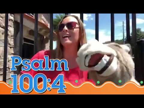 Psalm 100:4 Bible Verse Song By Psalmist Laura Feat. Eddie The Donkey