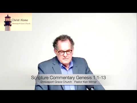 Scripture Commentary Genesis 1:1-13