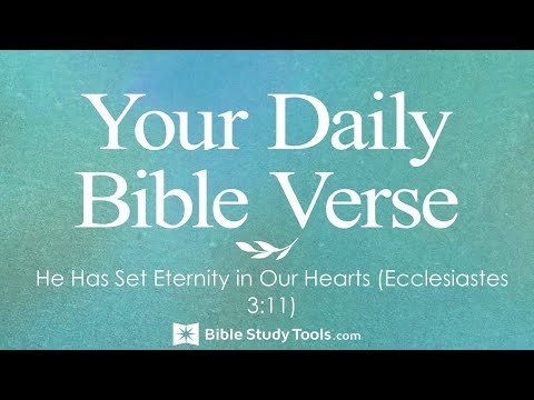 He Has Set Eternity in Our Hearts (Ecclesiastes 3:11)