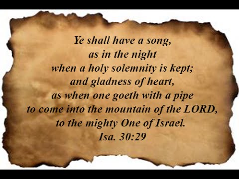 Isaiah 30:29