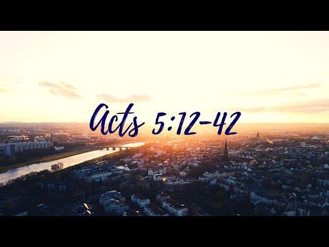 14 June 2020 - Sermon - Acts 5:12-42