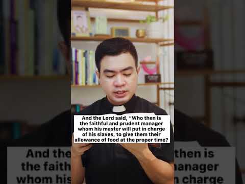 BIBLE VERSE DAILY | LUKE 12:42 #bible #bibleversedaily #devotion #catholic