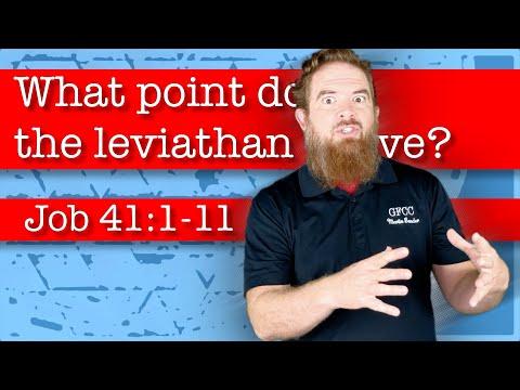 What point does the leviathan prove? - Job 41:1-11
