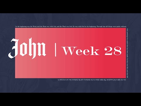John 13:18-31 Devotion Week 28 - Sean Hammond