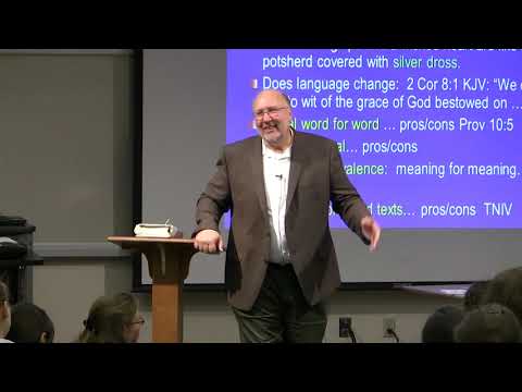 Dr. Ted Hildebrandt, Old Testament Literature, Lecture 4C -- Proverbs 10:5 translations