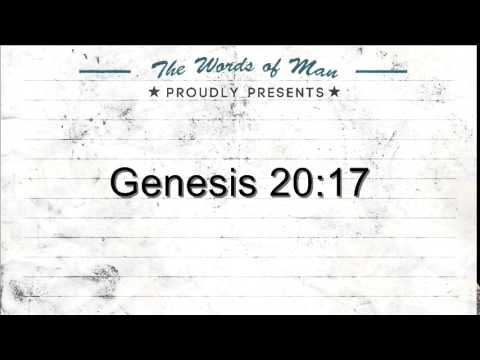 The Holy Bible: Genesis 20:17