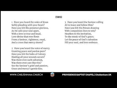 Morning Service: The Wisdom & Knowledge of God (Proverbs 8, Psalm 145:5)