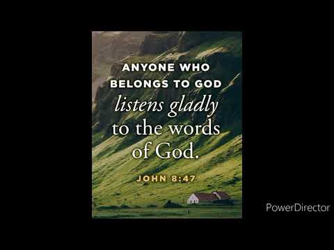 Verse of the day (John 8:47)