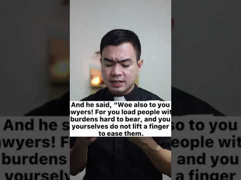 BIBLE VERSE DAILY | LUKE 11:46 #bibleversedaily #bible #catholic #devotion