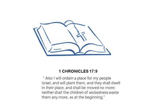 Prophetic Word:  1 Chronicles  17:9