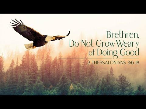 Brethren, Do Not Grow Weary of Doing Good // 2 Thessalonians 3:6-18