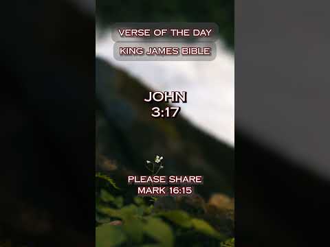 VERSE OF THE DAY - John 3:17 #DailyScripture #BibleVerse #ChristianShorts #ScriptureOfTheDay