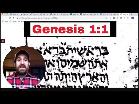 Estudio de Genesis 1:1 en Hebreo Bíblico | Los 6000 años