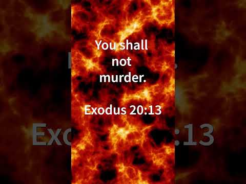 IS ABORTION A SIN? | MEMORIZE HIS VERSES TODAY | Exodus 20:13