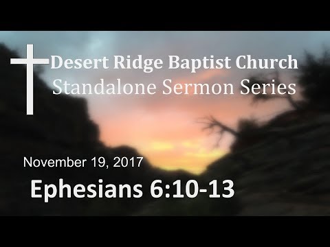 “Be Strong” (Casey Lewis) + Baptism  |  Ephesians 6:10-13  |  11-19-17