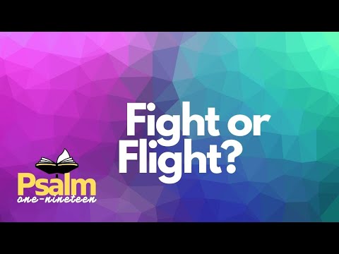 Fight or Flight? / Psalm 119:153-160
