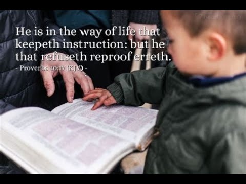 Proverbs 10:17 Scripture Memory Verse (1/21/22) Pastor Greg Tyra