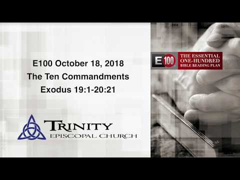 E100 | October 18, 2018 | Exodus 19:1-20:21