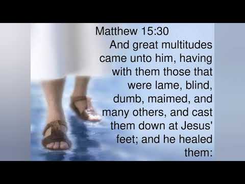 #VoiceOfWorship  Matthew 15: 30.        #GODwantsUsWell