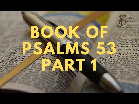 BBC Thursday Bible Study Fellowship (Psalm 53:1-3) - January 27, 2022