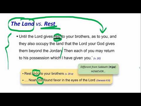 Deuteronomy 3:12 - 29