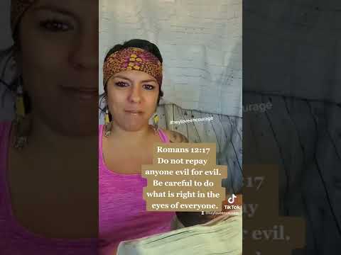 Romans 12:17 How I allow the HolySpirit to apply Gods word to my Everyday life! Christian.