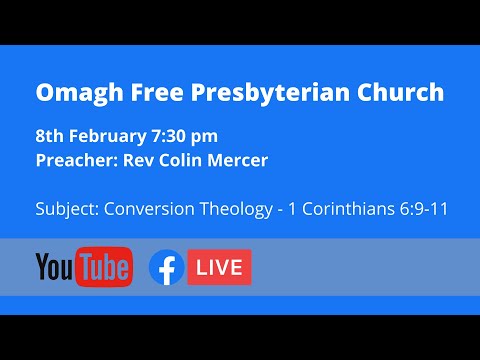 Conversion Theology 1 Corinthians 6:9-11 - 14th February 2021 7:30 Rev C Mercer
