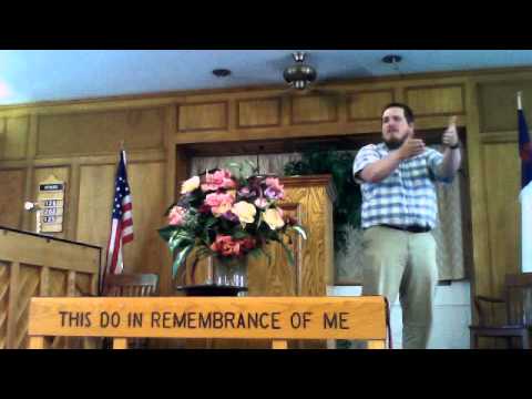 Pastor Cody Kohlman preaching "God is All" from Psalm 18:1-6 on 05-17-15 AM