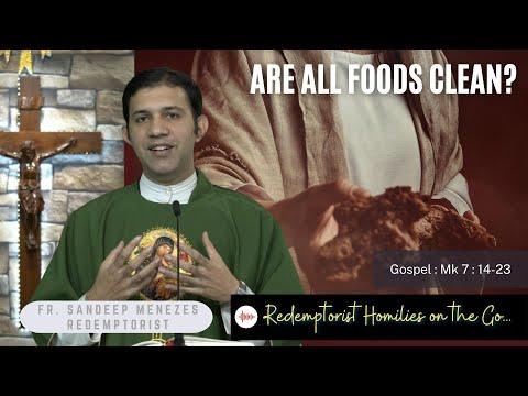 Homily, 9 February 2022 - Fr. Sandeep Menezes CSsR (Mark 7:14-23)