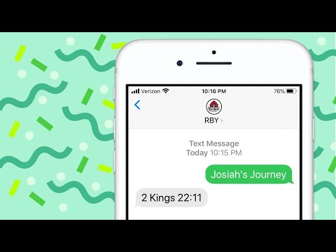 RBY Text Message #10 | Josiah's Journey! | Text: 2 Kings 22:11 | A-Z Devotionals with Pastor Daniel
