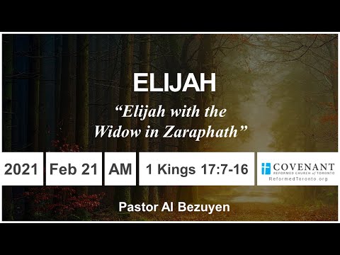 1 Kings 7:7-16 "Elijah with the Widow of Zarephath"