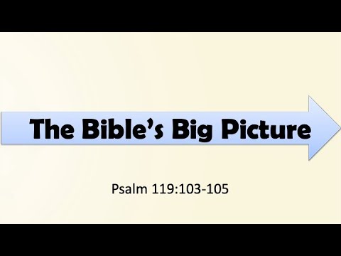 1-2-22 | John Baker | The Bible's Big Picture (Psalm 119:103-105)