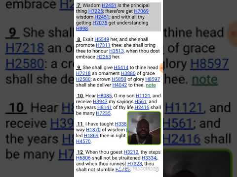 GMS 100%TRUTH Exhortation scriptures Ecc 8:1 prov 4:7-9 Isa 33:6