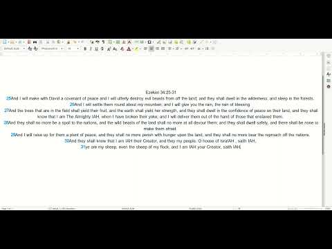 01 03 Scripture Ezekiel 34:25 31