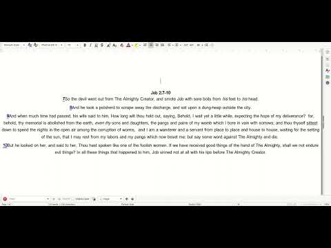 10 23 Scripture Job 2:7 10