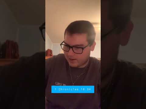 Nightly Devotion (4/7/20) 1 Chronicles 16:34