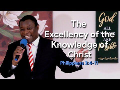 The Excellency of the Knowledge of CHRIST Philippians 3:4-11  I  Pastor Leopole Tandjong