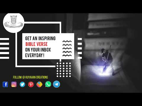 Daily Bible Verse | Deuteronomy 11 : 24 | Kuyavan Creations