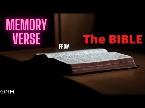 Memory Verse from BIBLE -  Proverbs 4 : 12