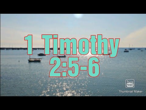 1 Timothy 2:5-6