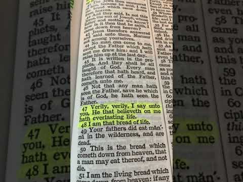 2 points from John 6:47