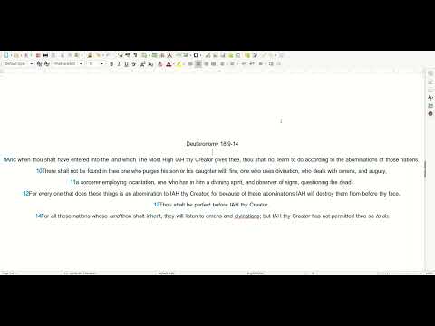 12 31 Scripture Deuteronomy 18:9 14