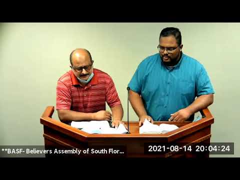 "Restoration of Love - Song of Songs 5:2-6:12" Br Prasad Jacob - BASF Sat Bible Study Aug 14, 2021