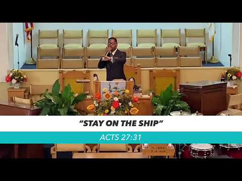 "Stay on the Ship" ~ Acts 27:31