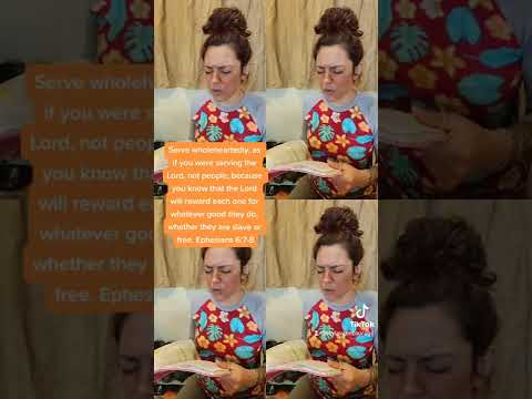 Ephesians 6:7-8????How I allow the HolySpirit to apply Gods word to my Everyday life????